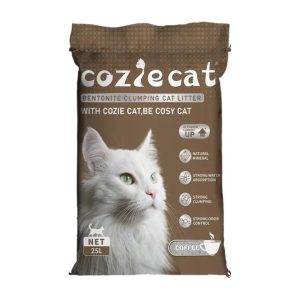 Cozie Cat Arena Aglomerante para Gato - Café 20 kg