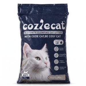 Arena Cozie Cat 20 kg Aglutinante con Carbón Activo – Sin Aroma