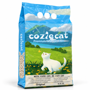 Arena Ecológica de Tofu Cozie Cat  Sin Aroma  3kg