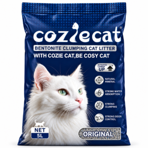 Arena Cozie Cat 4 kg Aglutinante con Carbón Activo – Sin Aroma