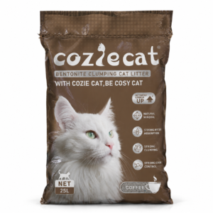 Arena Cozie Cat 20 kg Aglutinante con Carbón Activo – Aroma Café